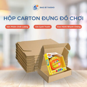 Hộp carton đựng đồ chơi