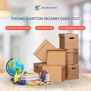 Thùng Carton Ngành Giáo Dục