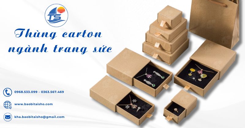 Thùng carton ngành trang sức