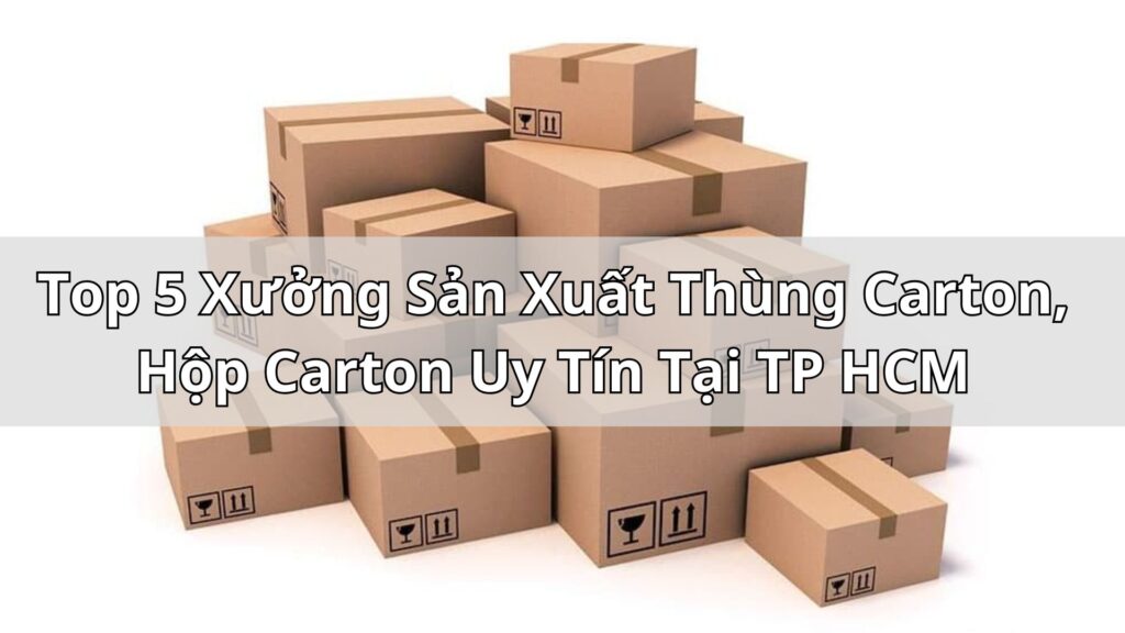 Top 5 Xưởng Sản Xuất Thùng Carton, Hộp Giấy Carton Uy Tín Tại Tp HCM
