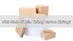 Nhà sách có bán thùng carton không?