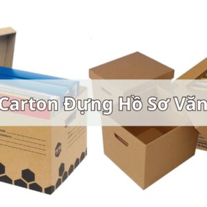 Thùng Carton Đựng Hồ Sơ Văn Phòng
