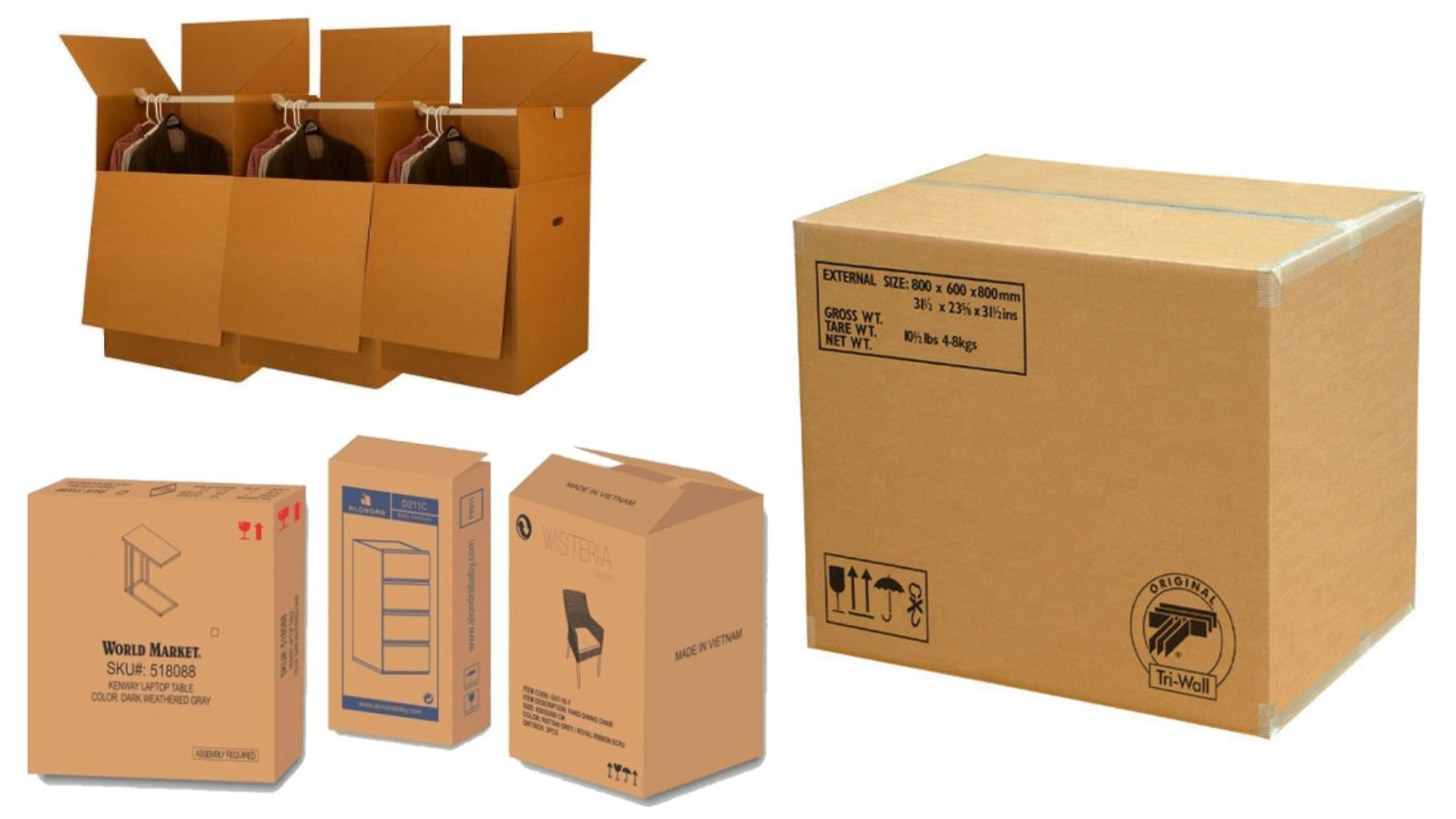 Thùng Carton Ngành Nội Thất