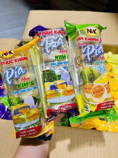 Content về sầu riêng thú vị - Bánh Pía Sầu riêng 