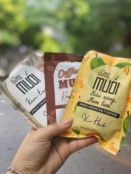 Content về sầu riêng thú vị - Cà phê muối sầu riêng 