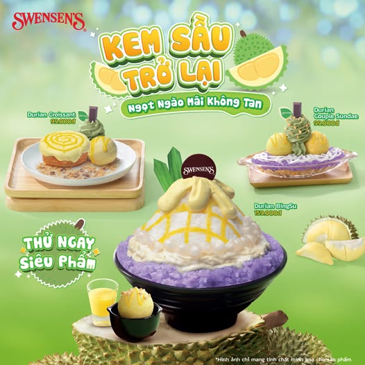 Quảng cáo sầu riêng - Kem sầu 