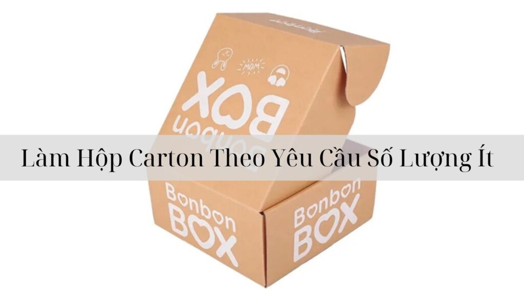 Làm Hộp Carton Theo Yêu Cầu Số Lượng Ít