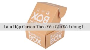 Làm Hộp Carton Theo Yêu Cầu Số Lượng Ít