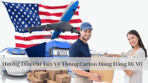 Thùng Carton Đóng Gói Hàng Hóa Đi Mỹ
