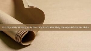 Giấy Bọc (Giấy Xi Măng, Giấy Báo, Giấy Kraft): Giải Pháp Hiệu Quả Để Gói Sản Phẩm